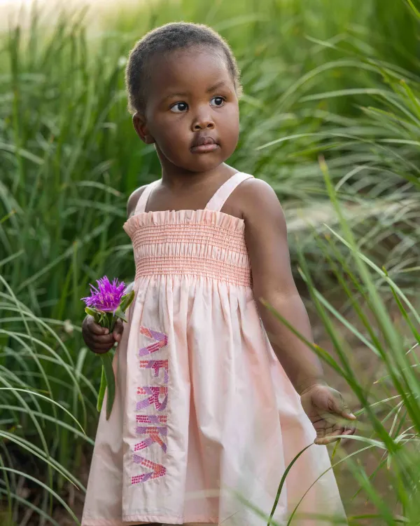 Smocked Africa Dress