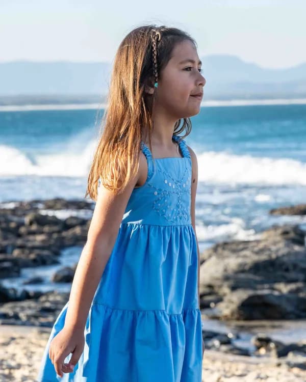 Tiered Blue Breeze